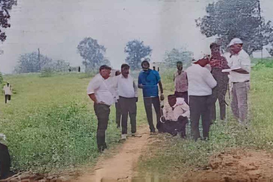 नागपुर हाल्ट&पाराडोल नई रेल लाइन के लिए जमीन अधिग्रहण करने सर्वे करने टीम उतरी